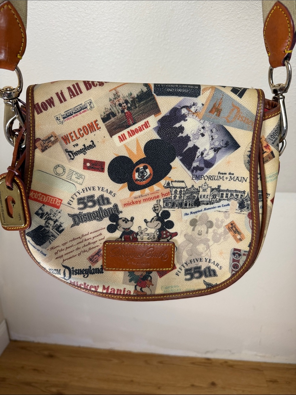 DOONEY & BOURKE 55th Anniversary Disney Parks Crossbody Bag